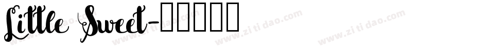 Little Sweet字体转换